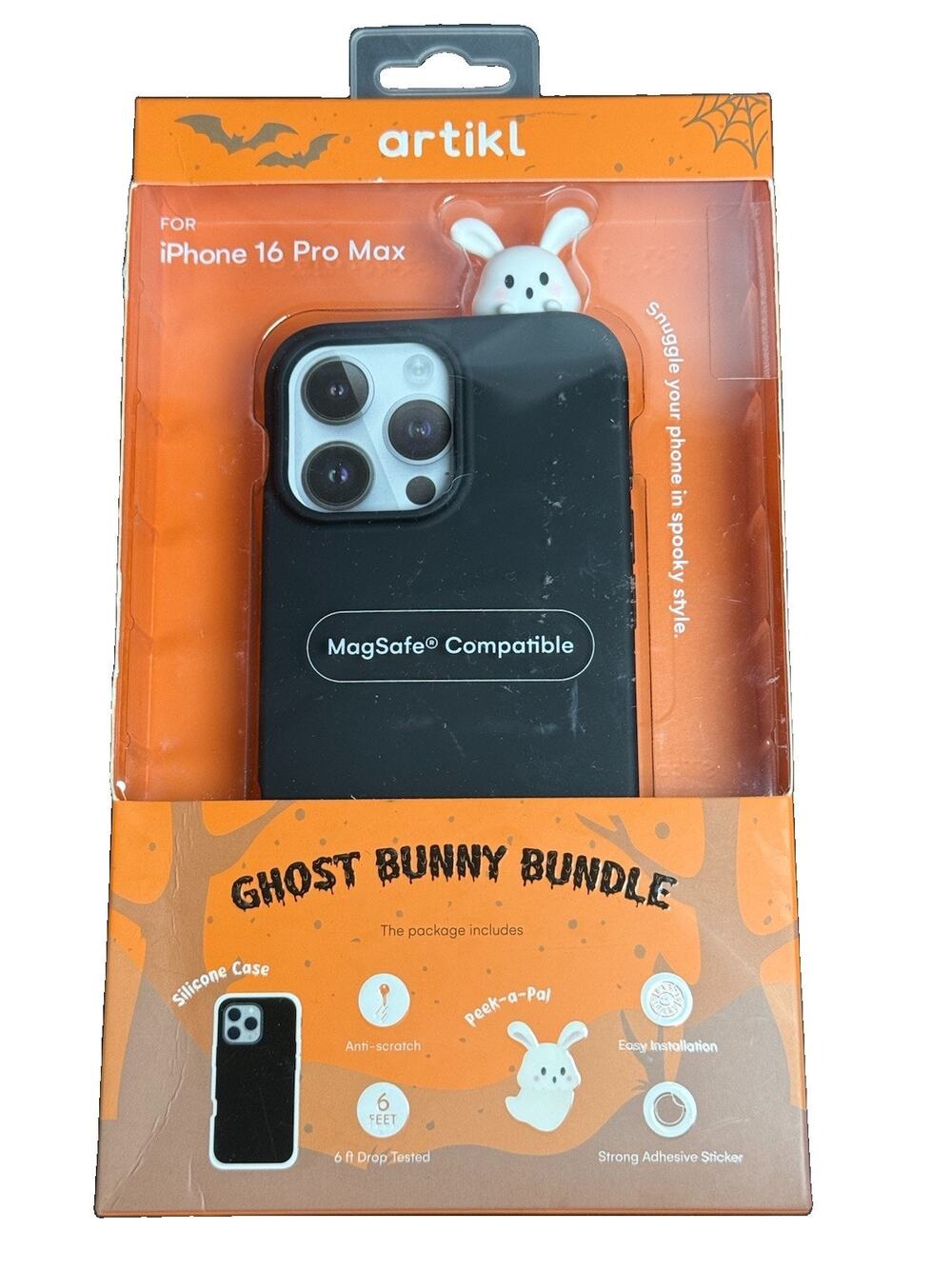 Artikl Ghost Bunny Bundle for the iPhone 16 Pro Max Silicone Case Ghost Bunny